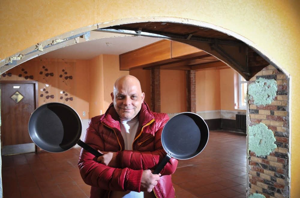 Kay Werner hatte die Stadt mit seinem Konzept fürs Schützenhaus in Aken überzeugt.