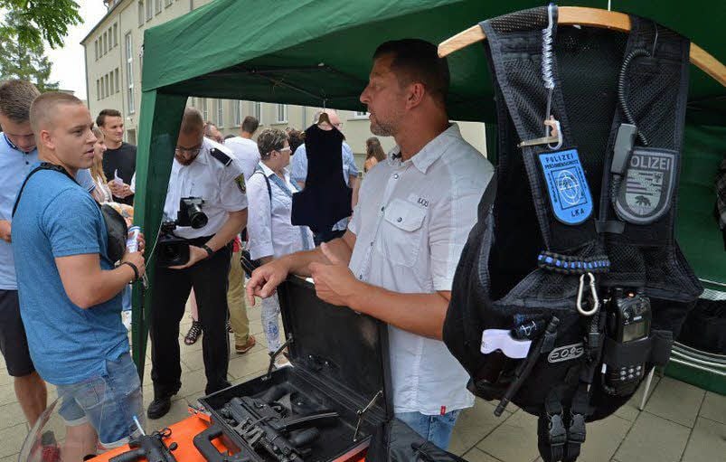 Stippvisite bei Sachsen-Anhalts Personenschützern.