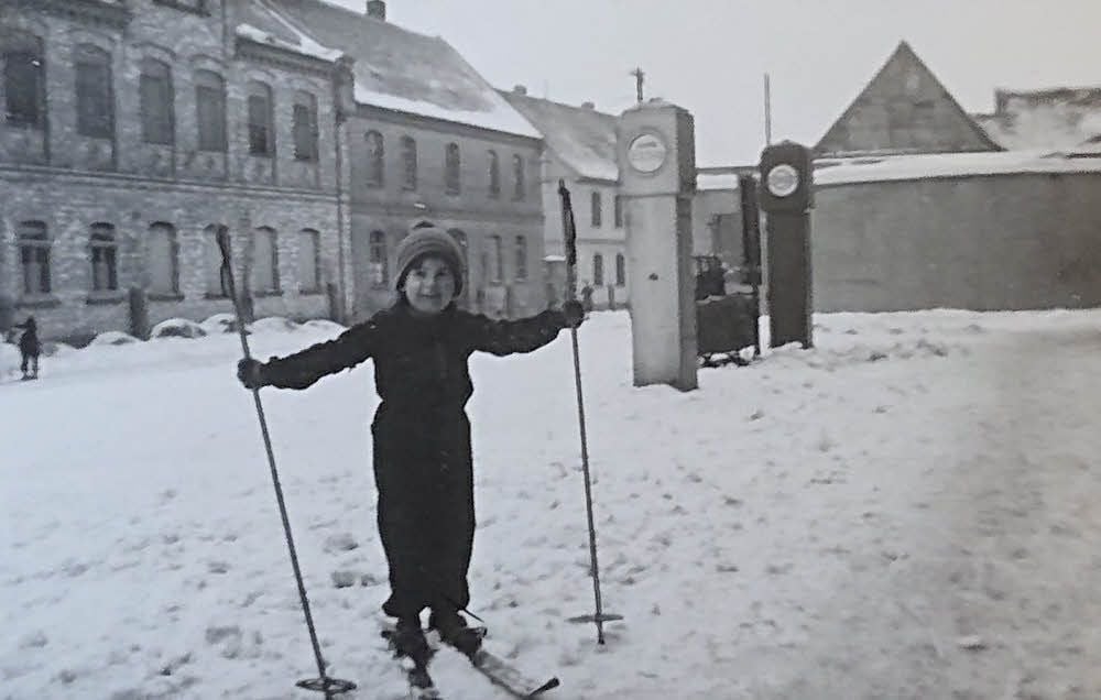 Die Tankstelle in den 40ern