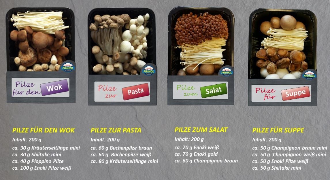 Das badische Unternehmen Frihol ruft Pilze ihres Sortiments zurück.