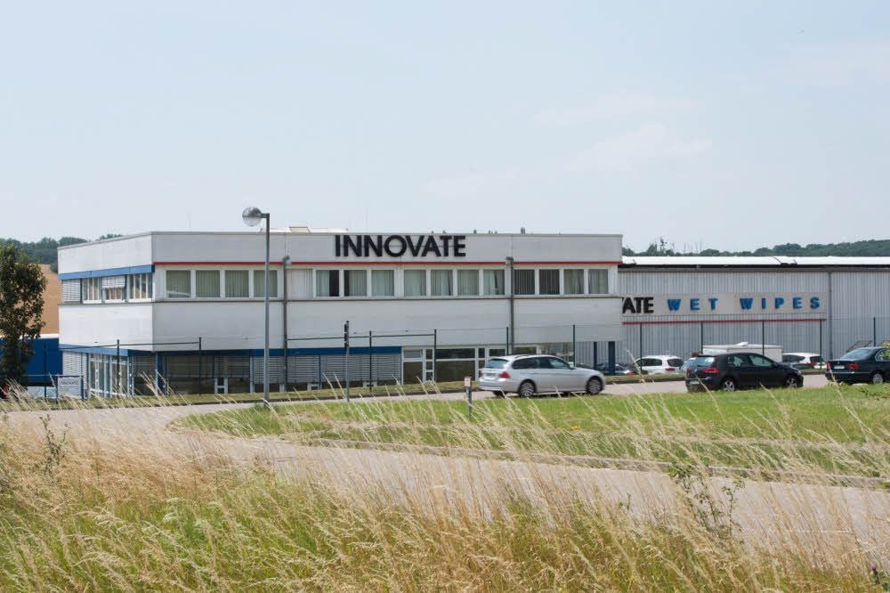 Seit 2002 ist Innovate „Am Hohen Stein“ ansässig, jetzt stehen die Zeichen auf Erweiterung. Errichtet werden eine neue Lagerhalle und ein Zwischenbau.
