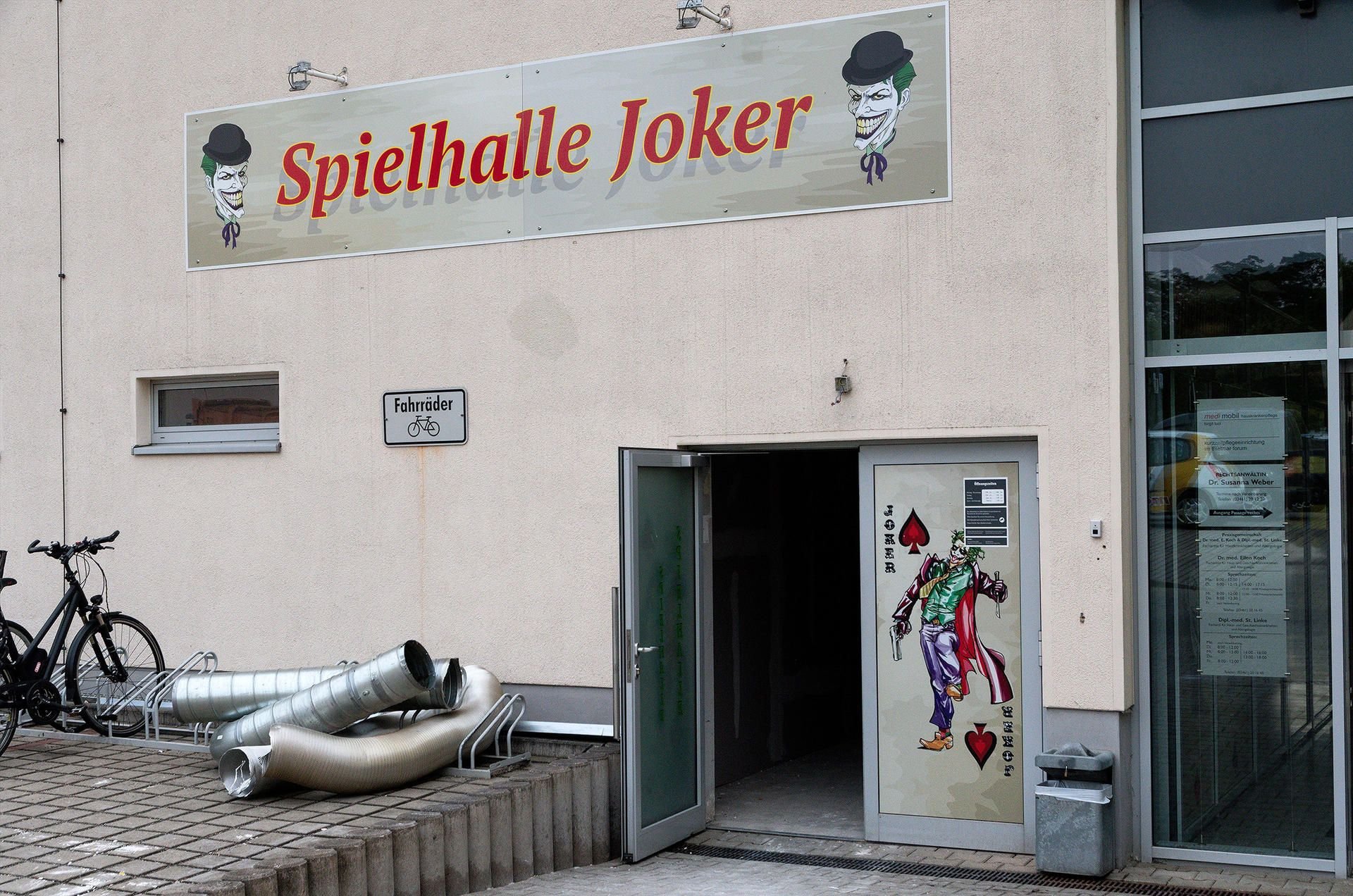 Die Spielhalle „Joker“ in Merseburg wurde in der Nacht zu Freitag überfallen.