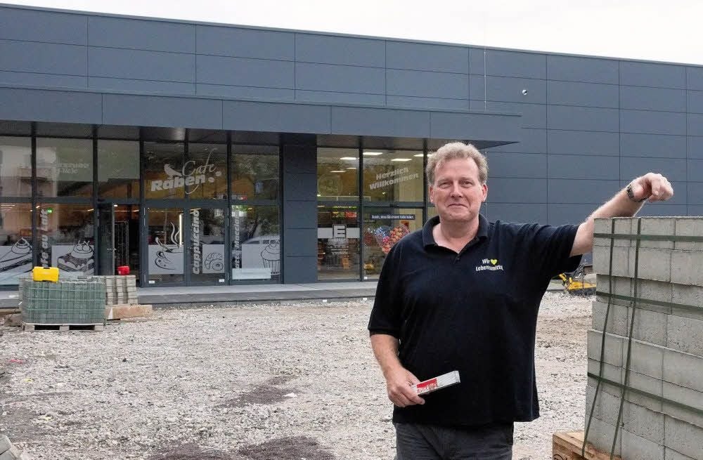 Fast geschafft - am Donnerstag eröffnet Volker Griese seinen neuen Edeka-Markt.