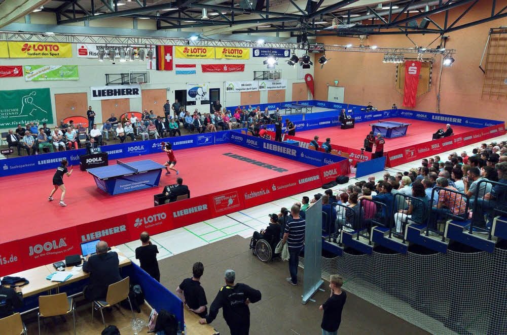 Die Rischmühlenhalle war zu den Länderspielen gut gefüllt.