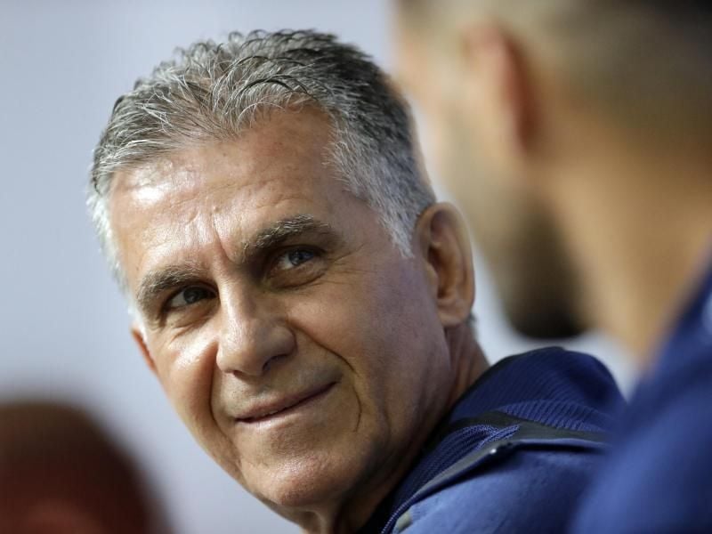 Eine Niederlage gegen Außenseiter Marokko kommt für Irans Trainer nicht in Frage. Foto: Themba Hadebe/AP