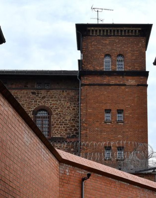 Blick auf das Gefängnis Roter Ochse in Halle.