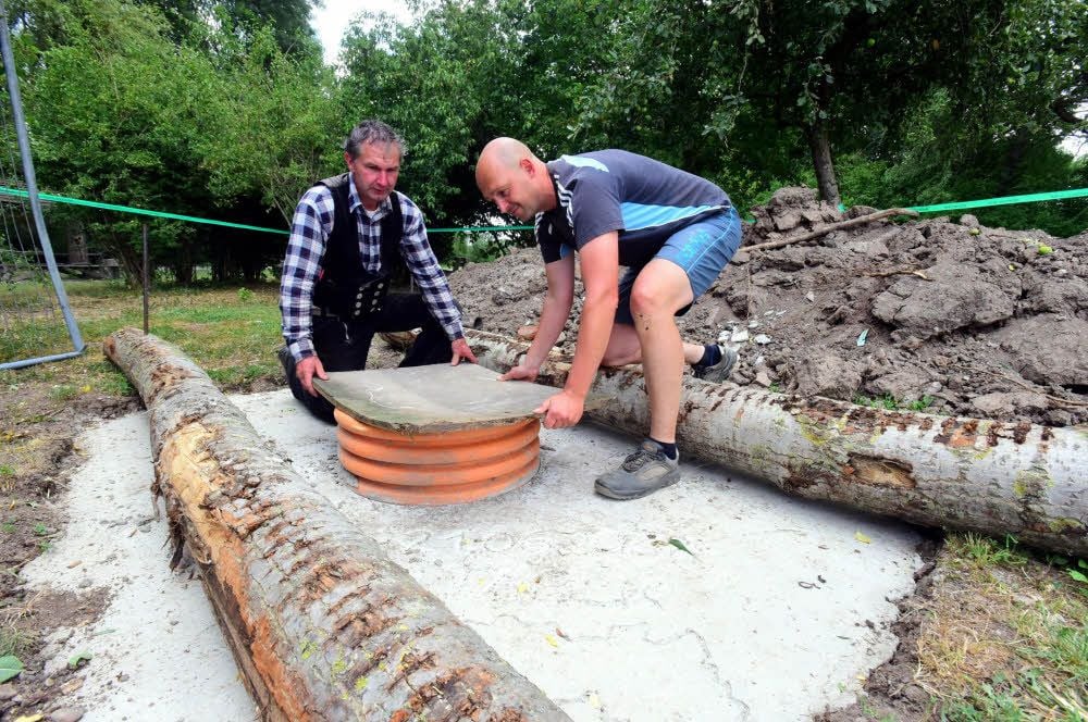 In Lobitzsch entsteht das Fundament für einen zweiten Horst.