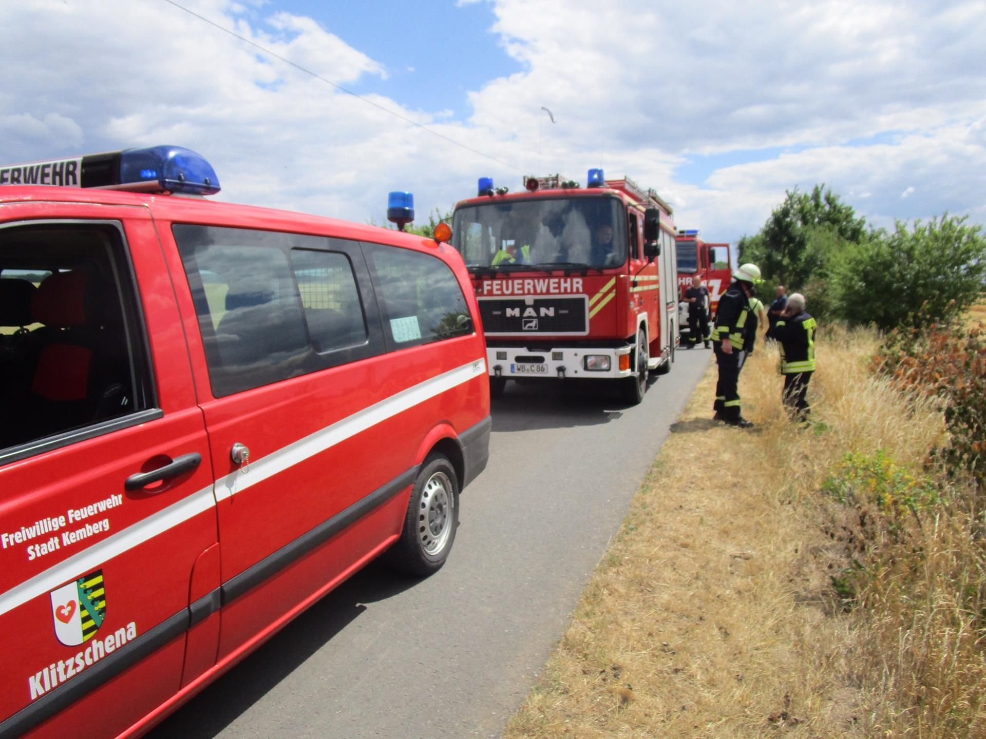 Feuerwehreinsatz bei Seegrehna