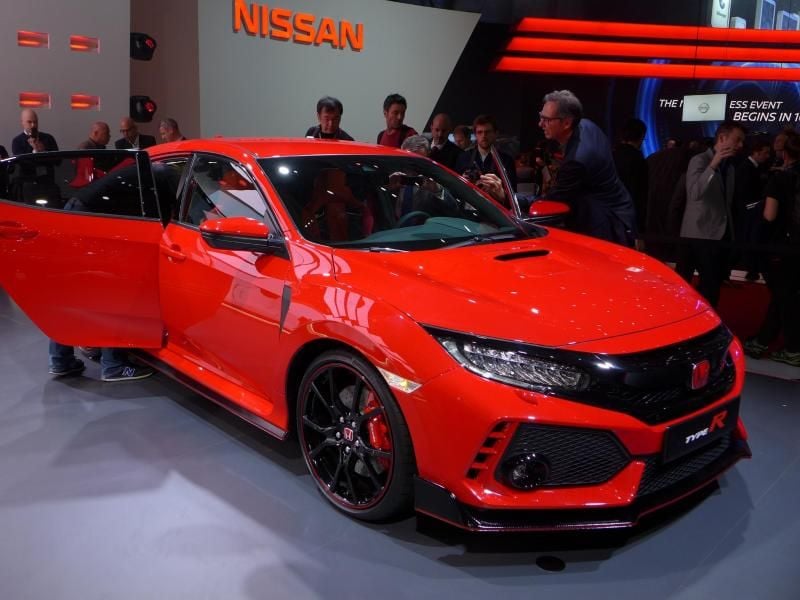 Die sportliche Version des Honda Civic, der Civic Type R, kommt im Sommer in den Handel. Foto: Nicolas Blandin