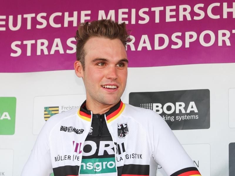 Vergleicht den WM-Parcours mit Start und Ziel auf der Autorennstrecke von Imola mit den Ardennen-Klassikern: Maxilian Schachmann. Foto: Jan Woitas/dpa-Zentralbild/dpa