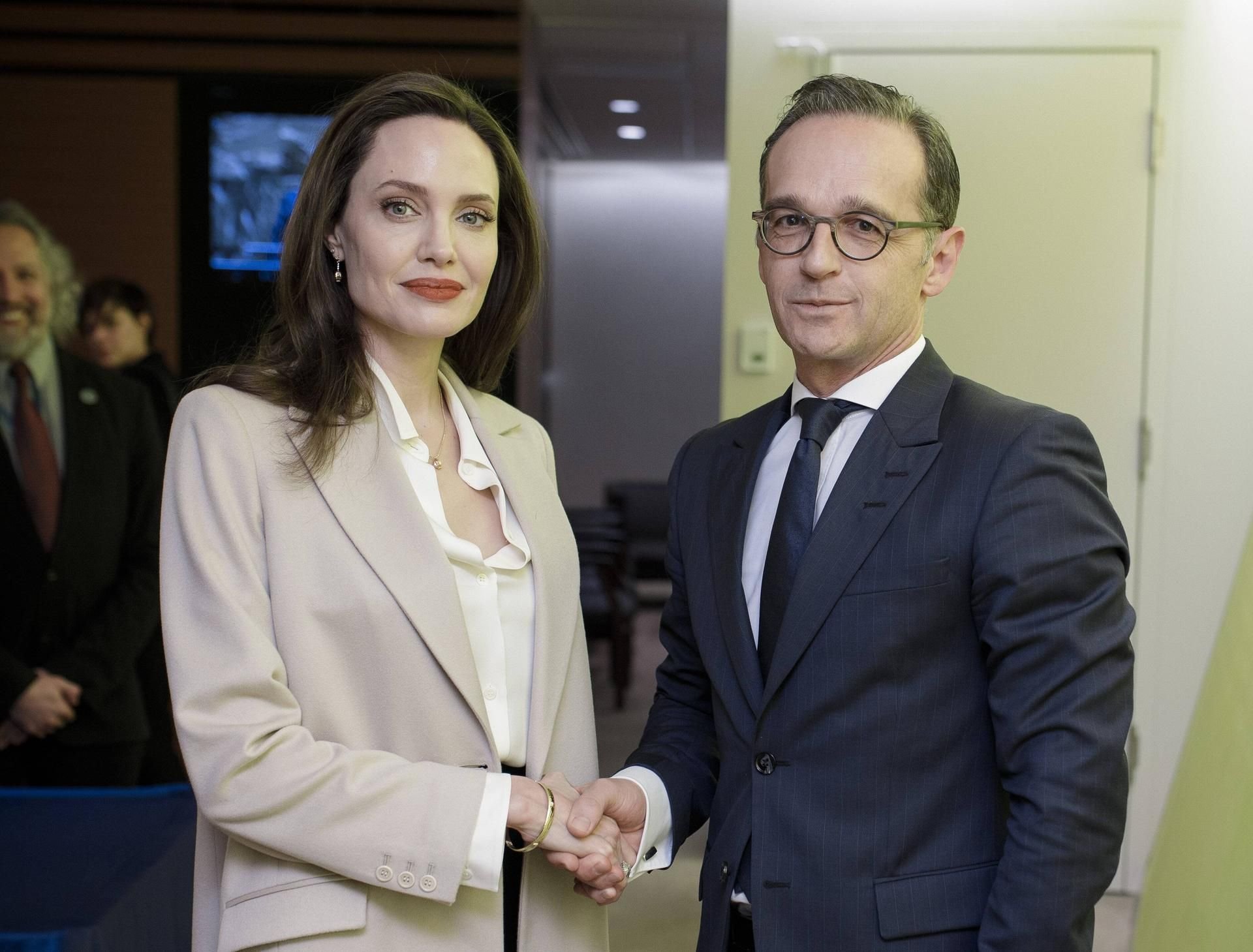 Im März traf Bundesaußenminister Heiko Maas in New York mit Angelina Jolie zusammen.