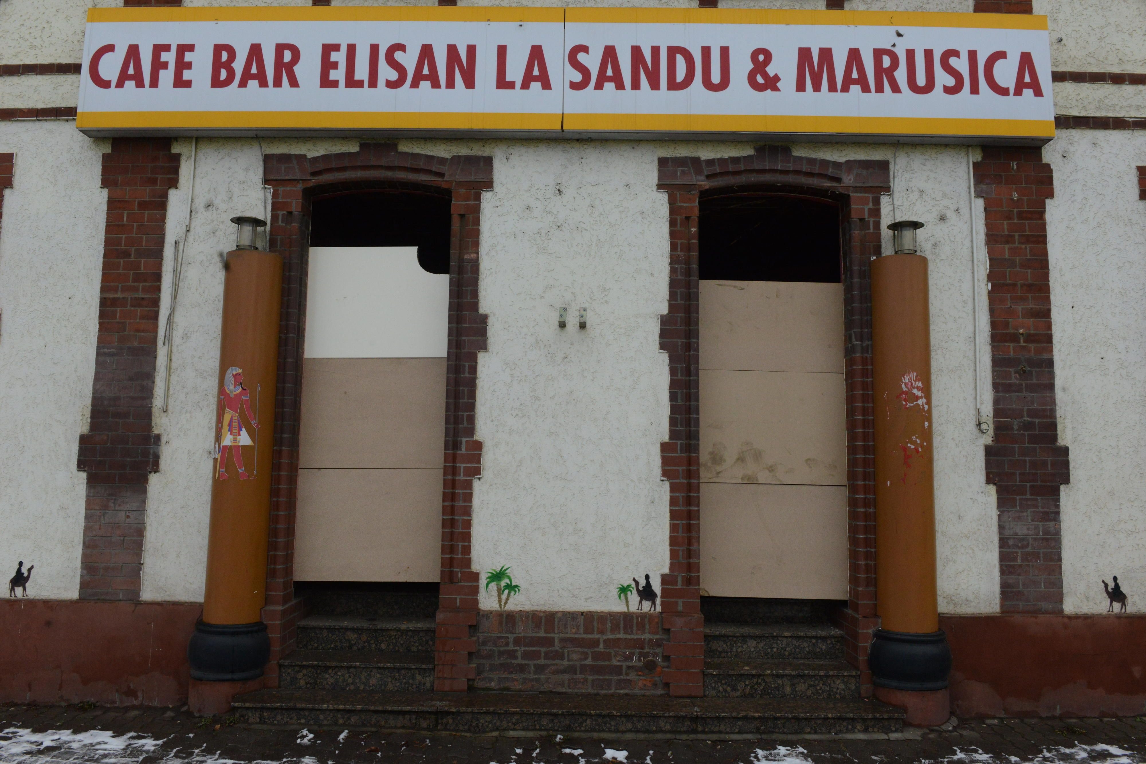 Ehemaliges Lokal nach der Sprengung
