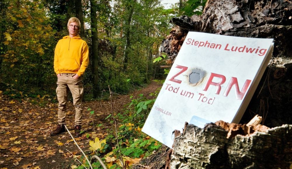 Stephan Ludwig am ersten Tatort im „Stadtwald“ Dölauer Heide
