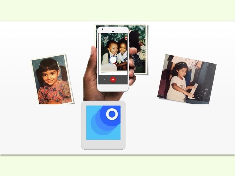 Alte Fotos lassen sich mit dem Smartphone abfotografieren und archivieren. Technische Unterstützung bietet die App PhotoScan. Foto: dpa-infocom