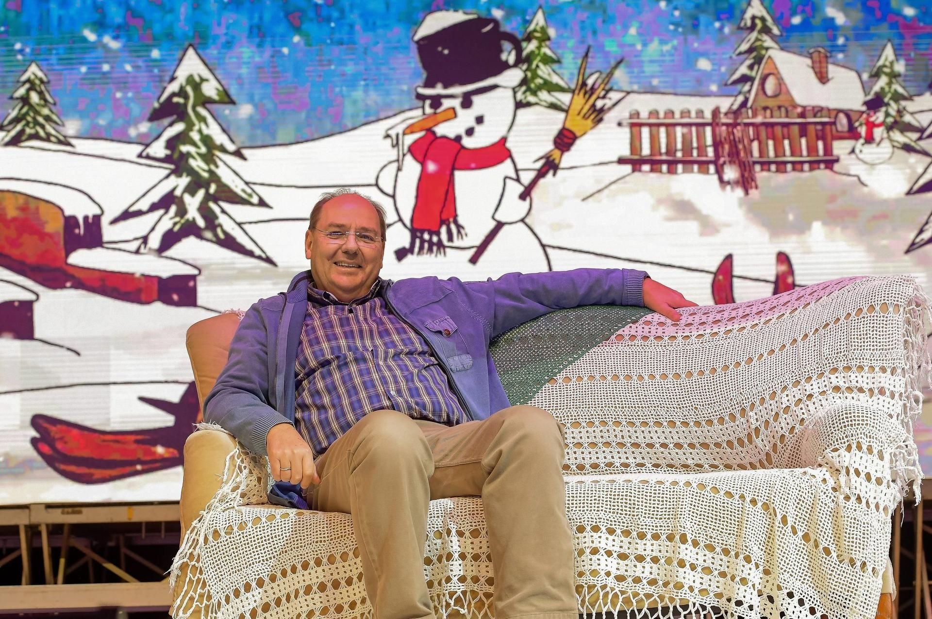 Der Motor einer Riesenshow: Hartmut Reszel inszeniert seit 27 Jahren die Adventsrevue.