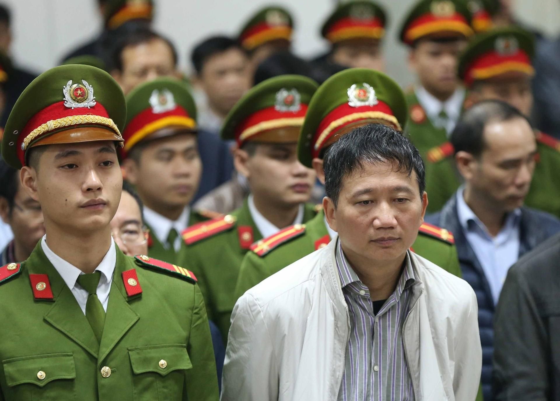 Der Vietnamese Trinh Xuan Thanh während des Urteils in seiner Gerichtsverhandlung.
