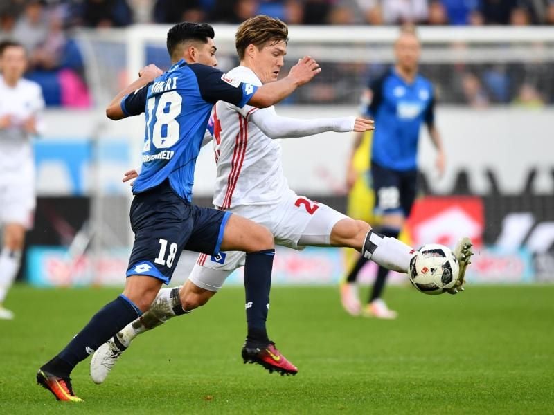 Der Hamburger SV erkämpft sich in Hoffenheim einen Punkt. Foto: Uwe Anspach