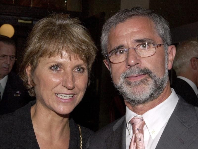 Gerd Müller und seine Frau Uschi. Foto: Peter Kneffel/dpa