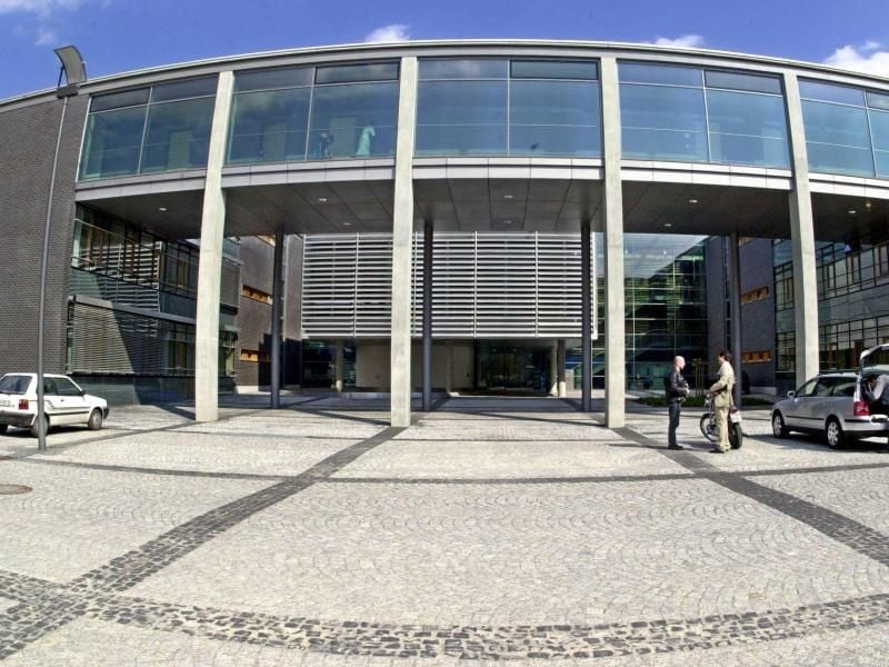 Das Justizzentrum mit dem Amtsgericht in Meiningen. Foto: Martin Schutt/Archiv