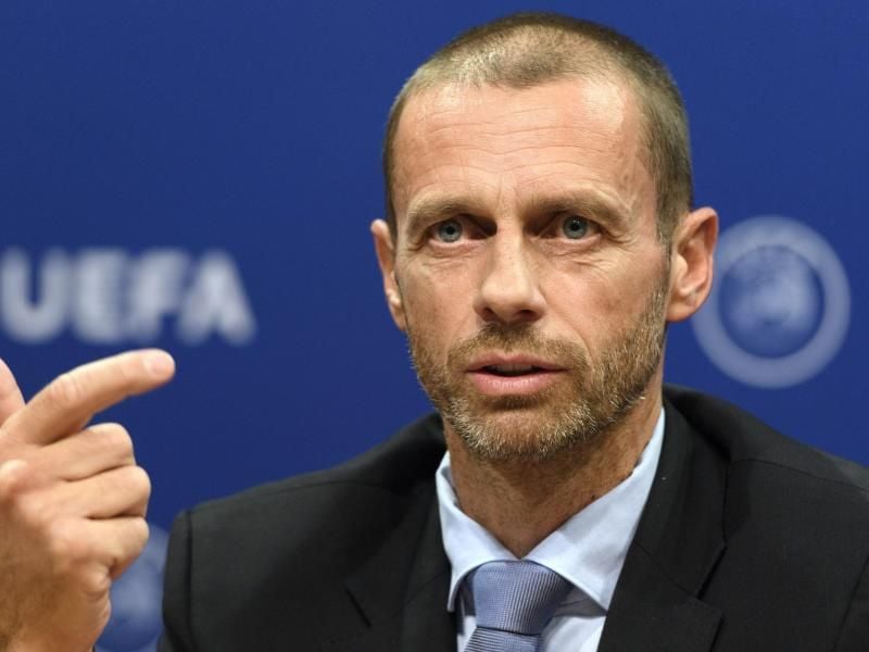 UEFA-Präsident Aleksander Ceferin. Foto: Laurent Gillieron/KEYSTONE