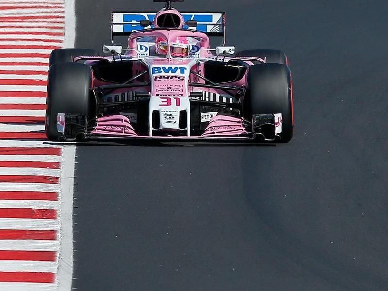 Der Rennstall heißt jetzt Racing Point Force India. Foto: Manu Fernandez
