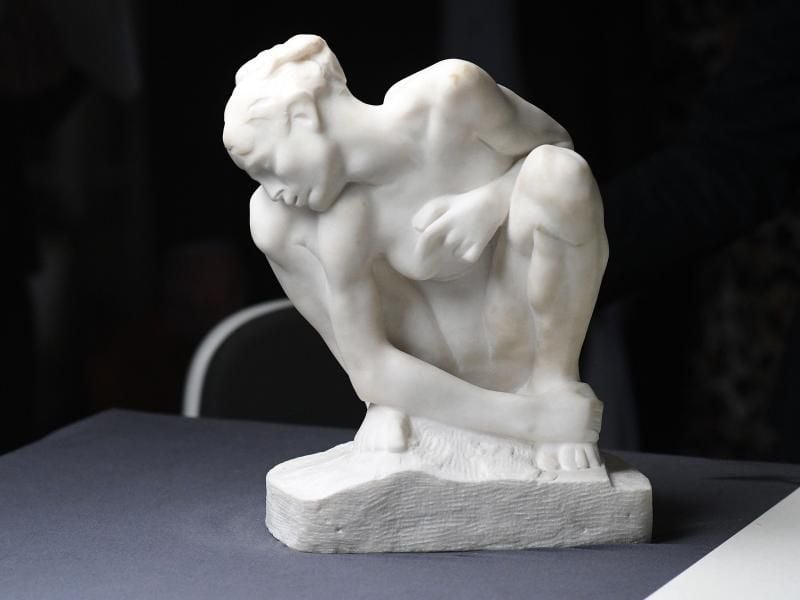 „Kauernde” von Auguste Rodin. Foto: Henning Kaiser