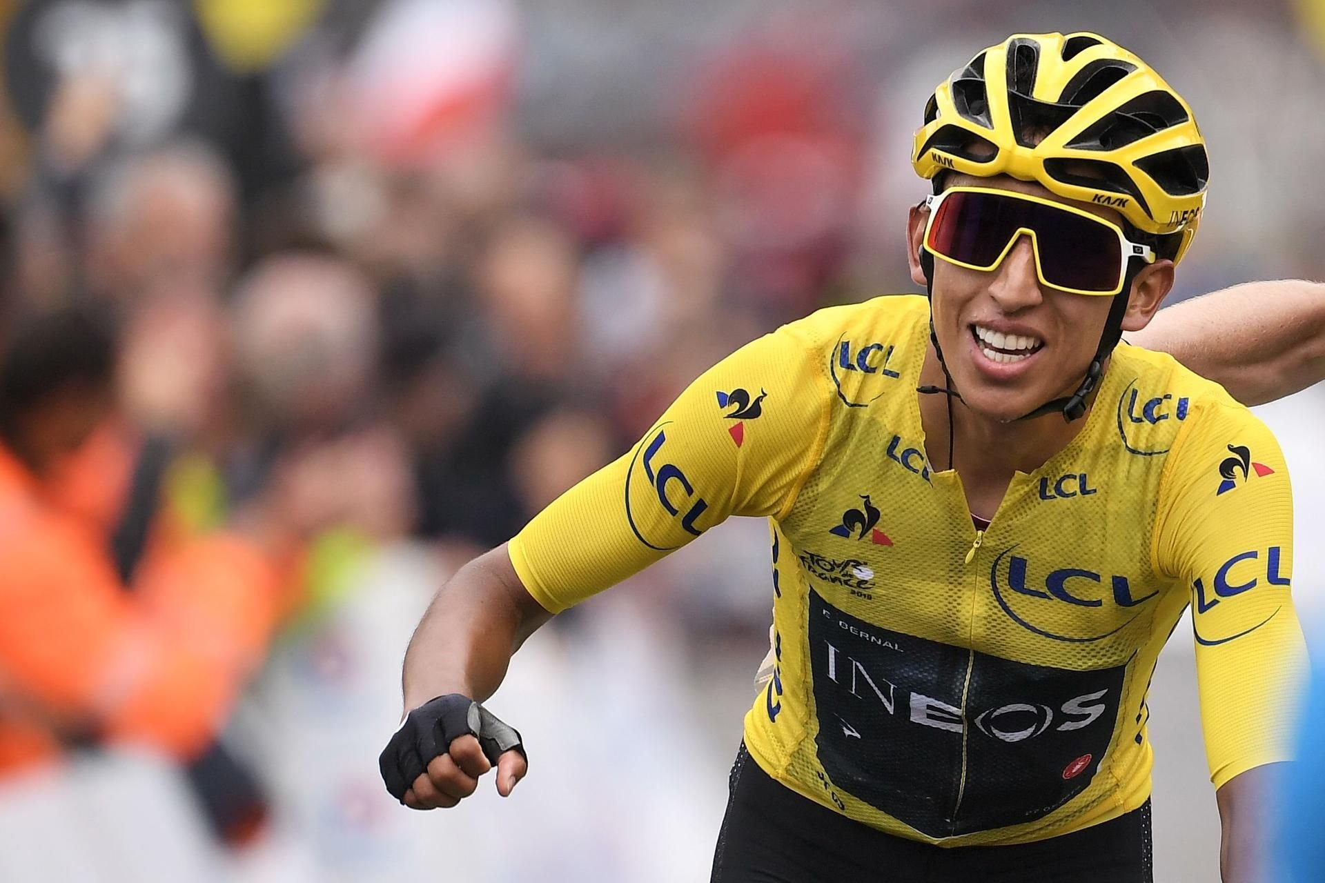 Der Kolumbianer Egan Bernal steht vor seinem ersten Gesamtsieg bei der Tour de France