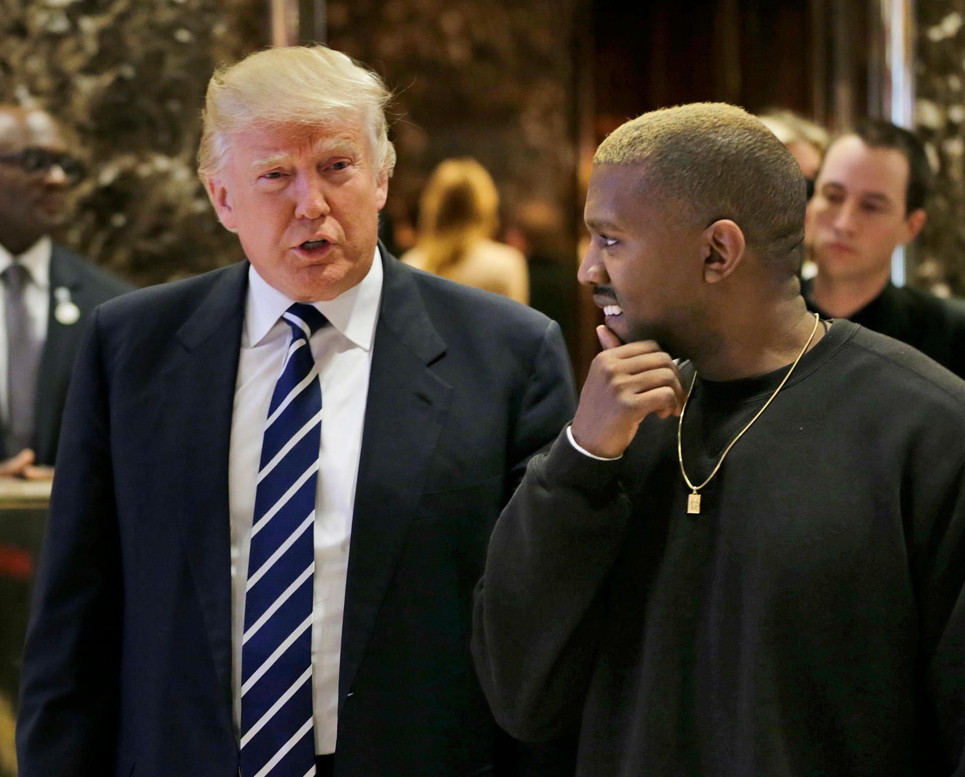 Kanye West hat Donald Trump im Dezember getroffen.