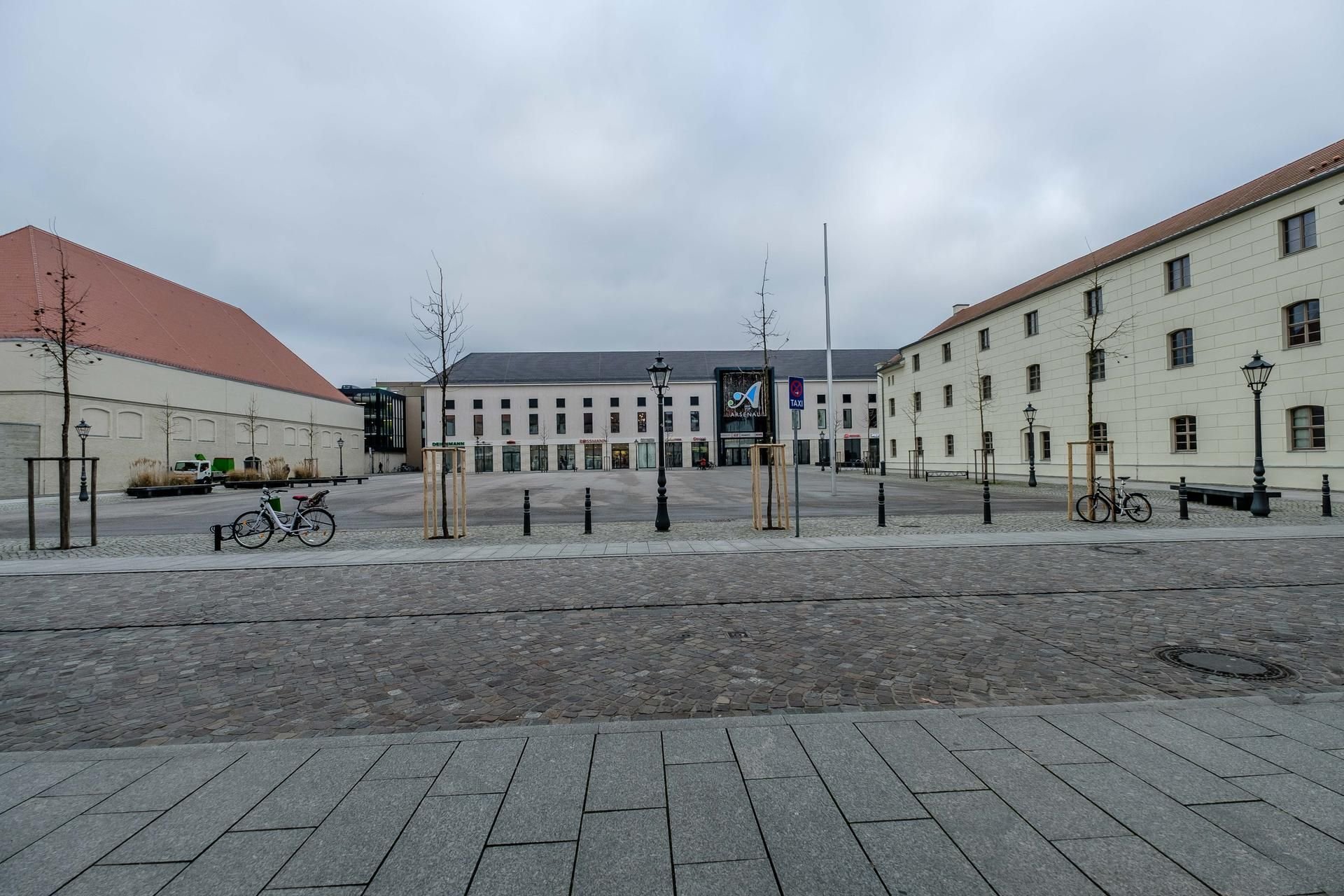 Der Arsenalplatz in Wittenberg
