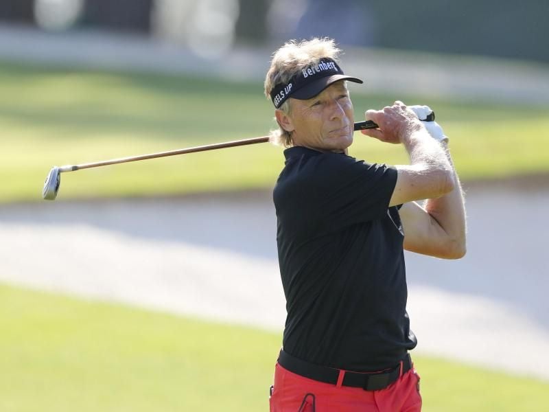 Macht auch mit 63 Jahren noch eine Topfigur auf dem Golfplatz: Bernhard Langer. Foto: Curtis Compton/TNS via ZUMA Wire/dpa