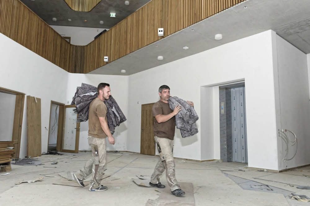 Der Innenausbau lief weiter - und ist nahezu abgeschlossen.