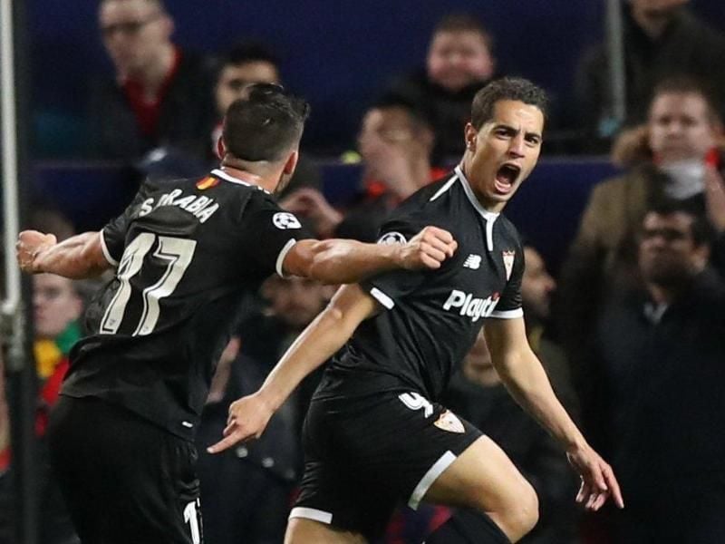Wissam Ben Yedder (r) ist einer der Stars des FC Sevilla. Foto: Martin Rickett/PA Wire