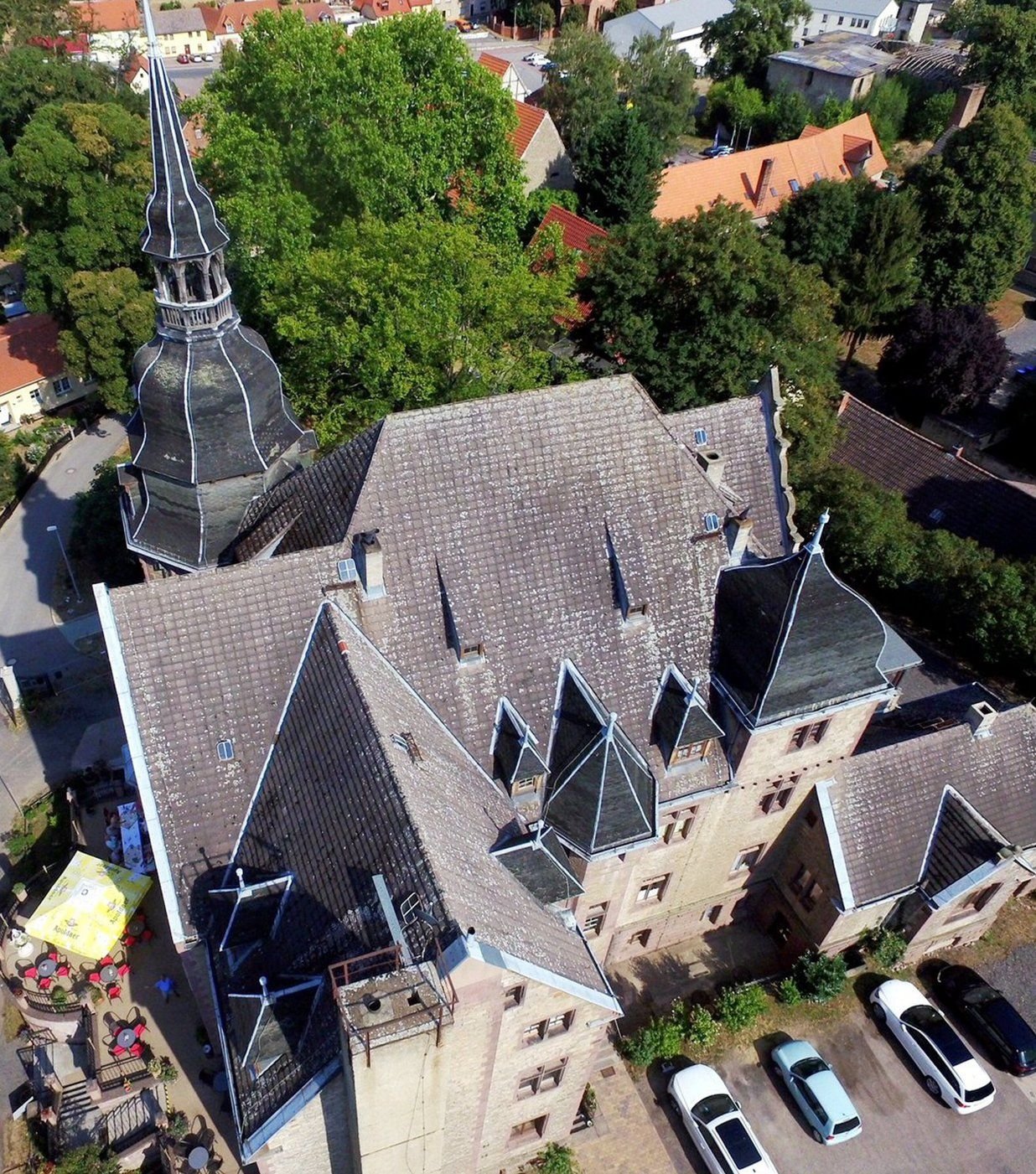 Schloß Gerbstedt von oben