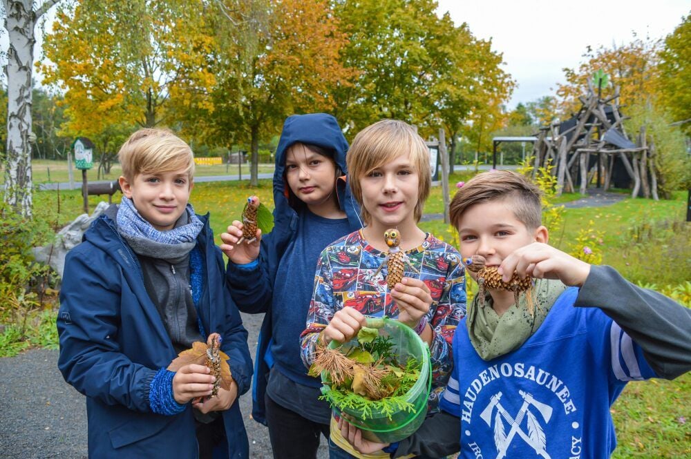 Reichliche Ausbeute für den kurzen Waldspaziergang in Bergwitz