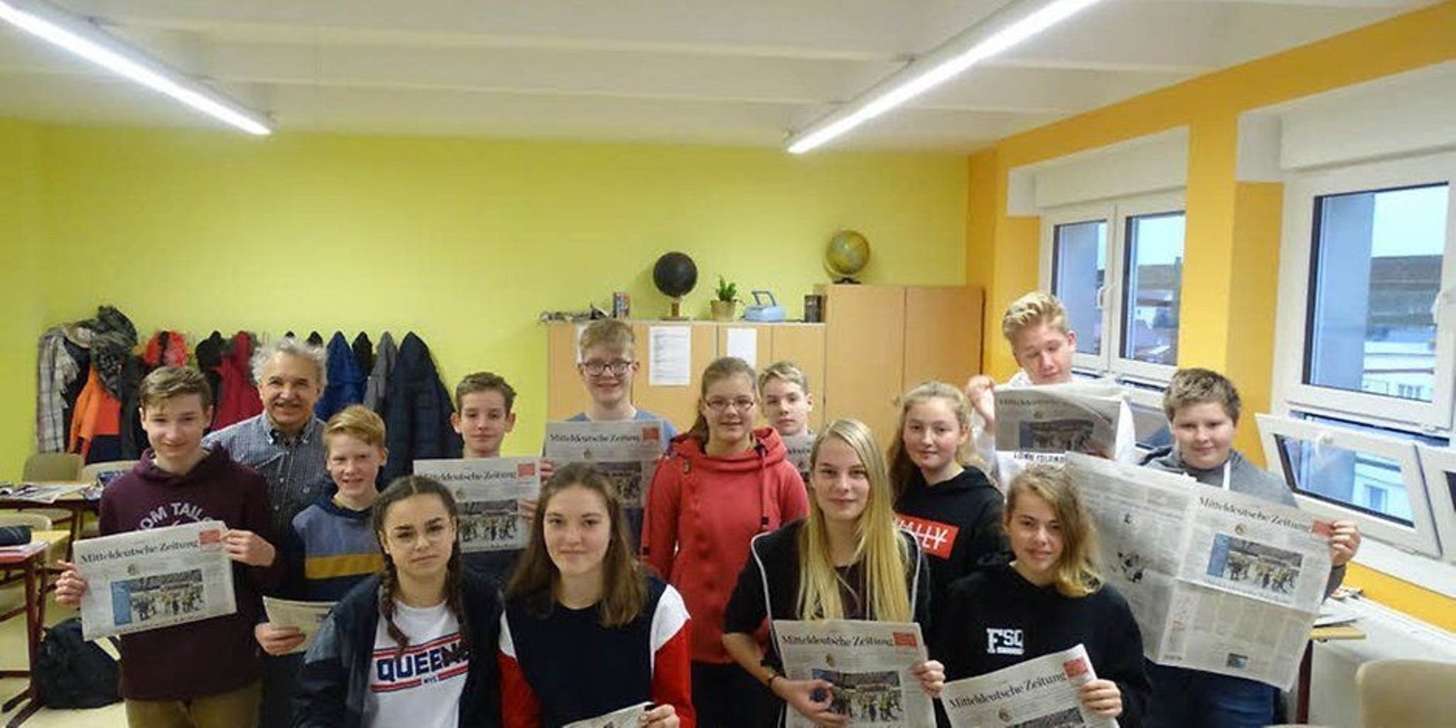 Lebhafte Zeitungsschau