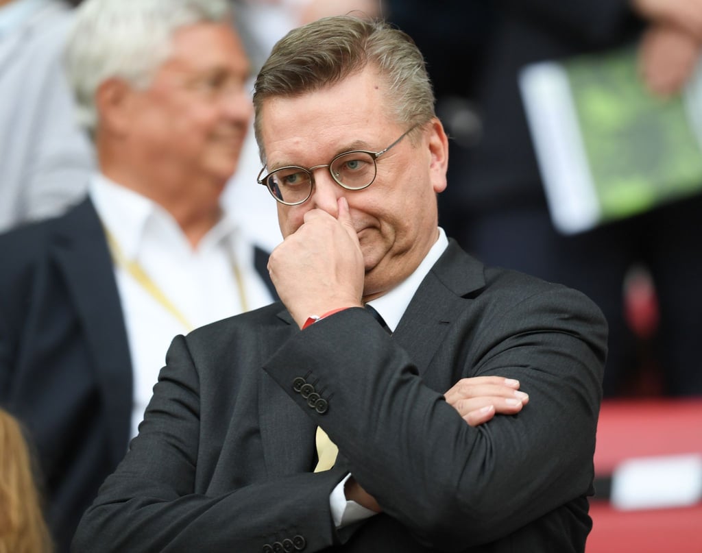 Prangert Indiskretionen beim Deutschen Fußball-Bund an: Der frühere DFB-Präsident Reinhard Grindel.