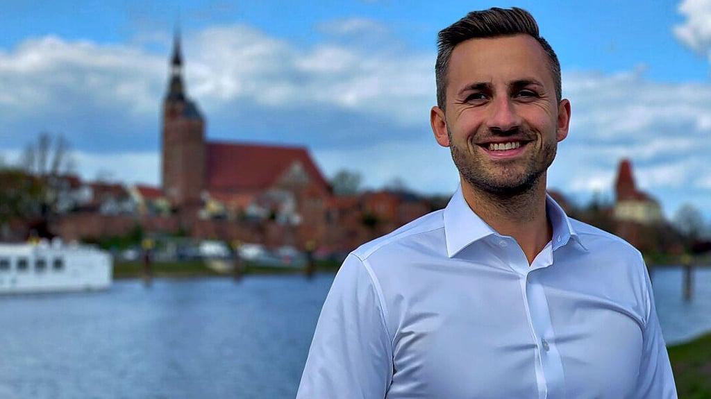Der Lieblingsplatz von AfD-Landtagskandidat Ulrich Siegmund aus Tangermünde ist das Elbufer in seiner Heimatstadt.