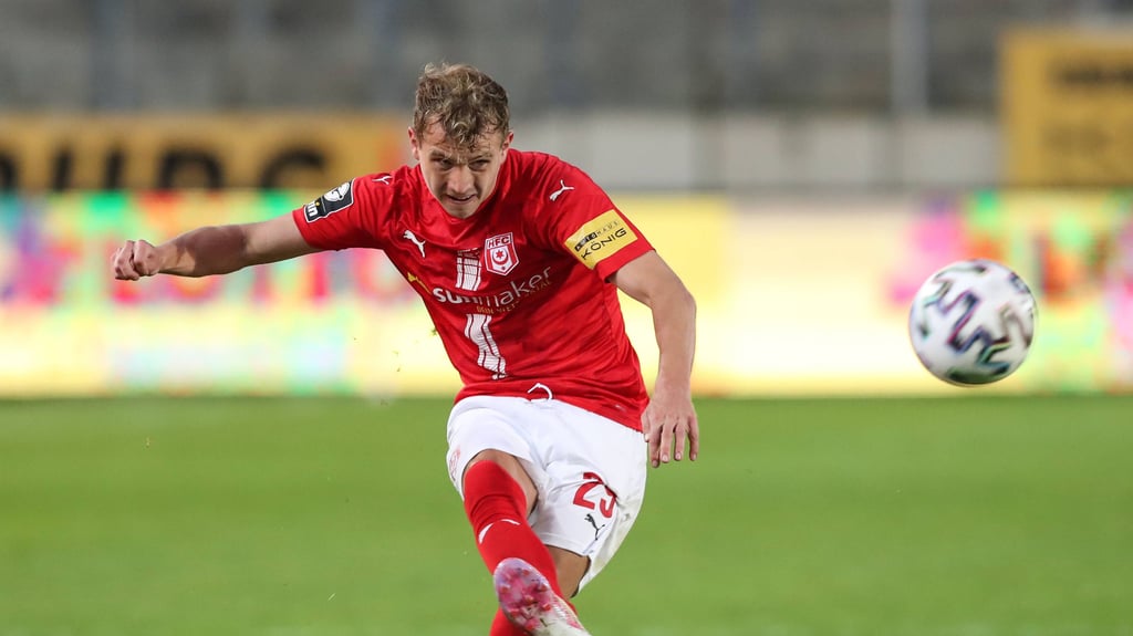 Lukas Boeder spielte eine solide Saison beim HFC - aber reicht das für einen neuen Vertrag?
