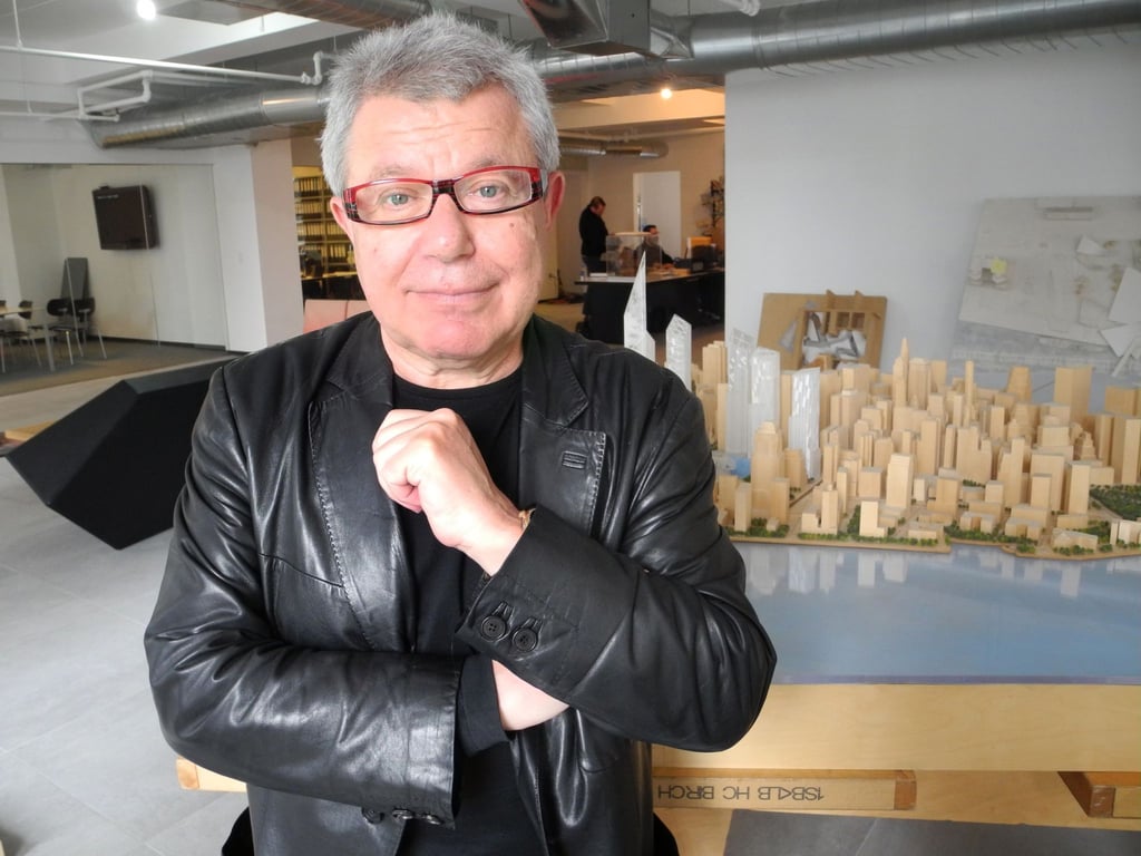 Architekt Daniel Libeskind in seinem New Yorker Studio.