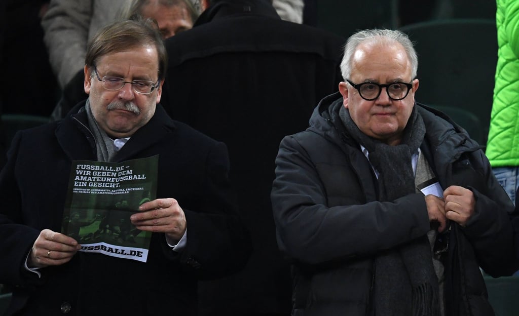 DFB-Vizepräsident Rainer Koch (l) und DFB-Präsident Fritz Keller.