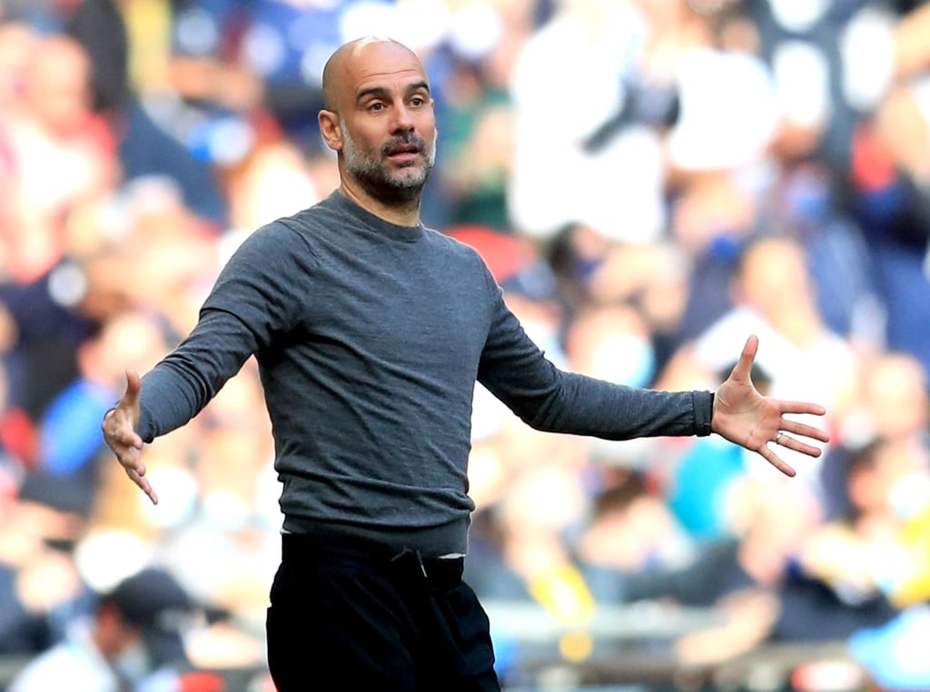 Cheftrainer Pep Guardiola ist mit Manchester City englischer Meister geworden.