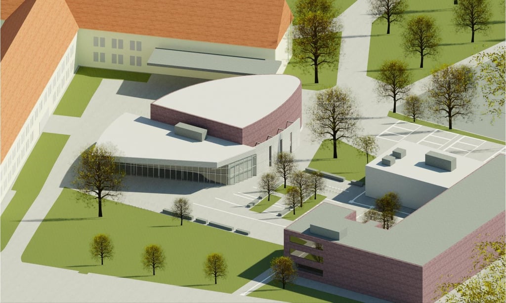 So soll der Neubau der Unimedizin in Magdeburg aussehen.