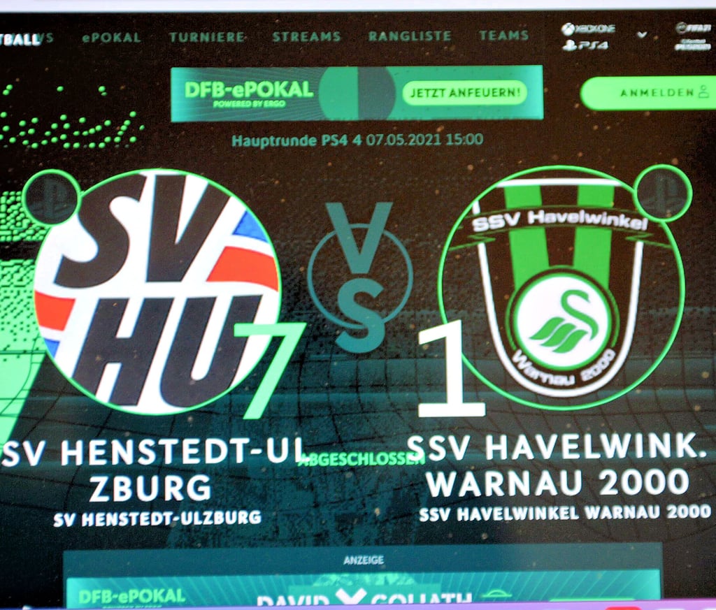 Havelwinkel Warnau hat im DFB ePokal klar verloren.