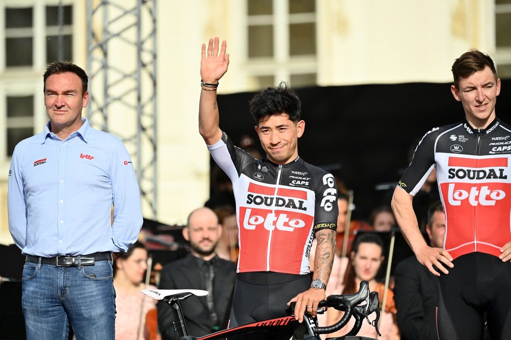 Caleb Ewan kam auf der fünften Etappe des Giro d'Italia als Erster ins Ziel.