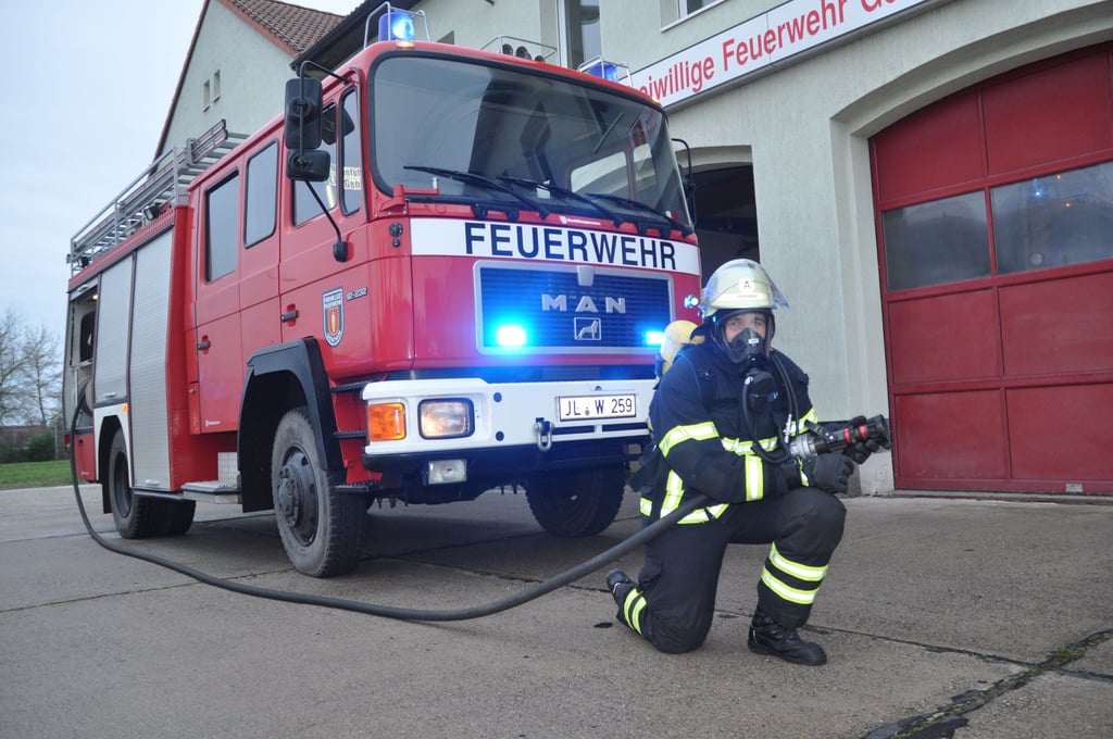 Das Tanklöschfahrzeug der Freiwilligen Feuerwehr Genthin ist über 26 Jahre alt. Das Fahrzeug gilt als das "Arbeitstier" der Genthiner Feuerwehr.