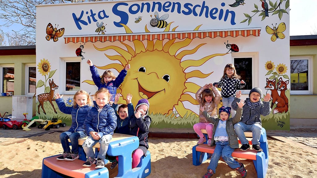 Die Kita-Kinder in Quellendorf, hier ein älteres Bild, können sich bald über neue Waschräume freuen.