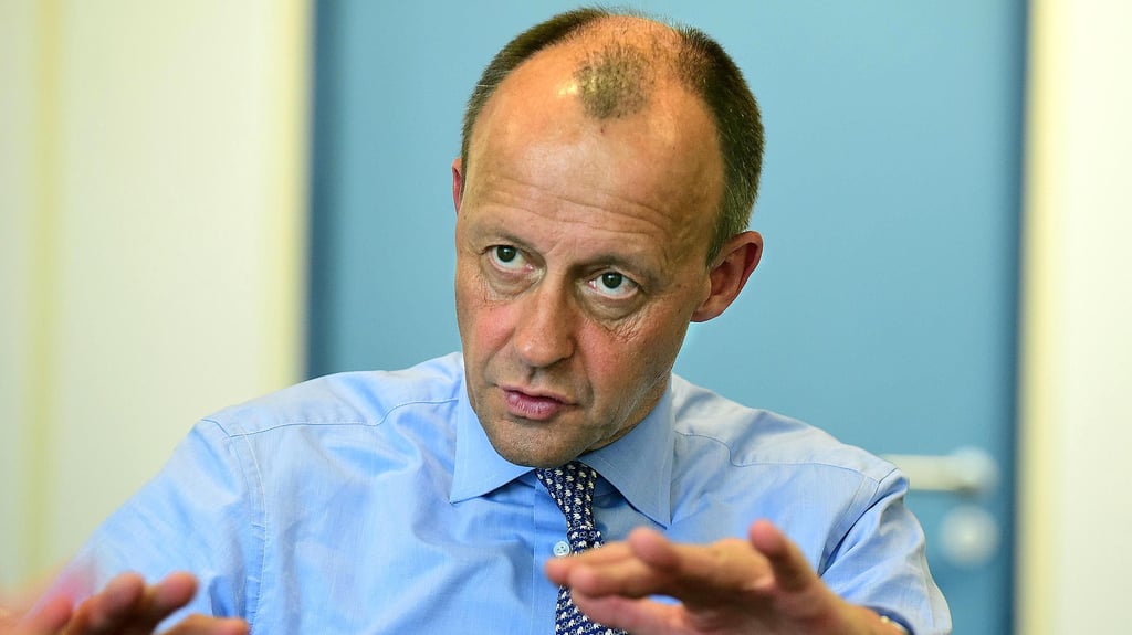 Friedrich Merz: Wir werden am 26. September vor den Grünen liegen.