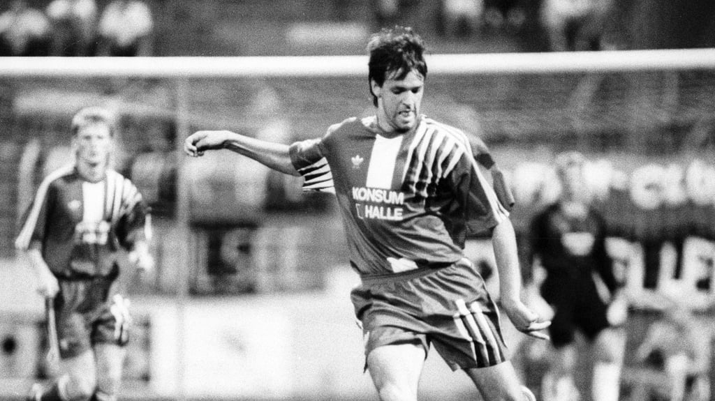 Volker Wawrzyniak 1991 bei einem Zweitliga-Spiel in Saarbrücken