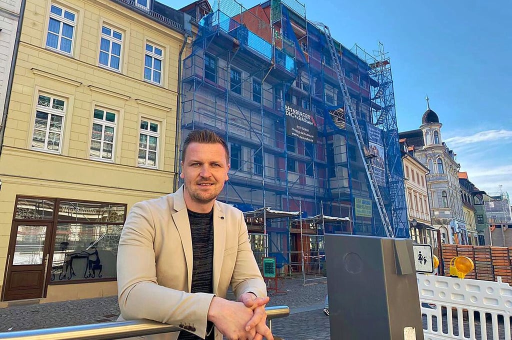 Thomas Duscha investiert in das Haus am Markt 8/9 in Bernburg.