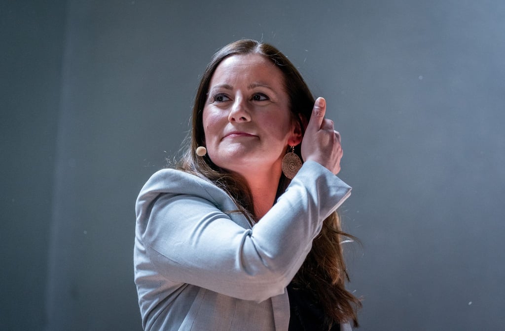 Janine Wissler, Spitzenkandidaten ihrer Partei für die Bundestagswahl.
